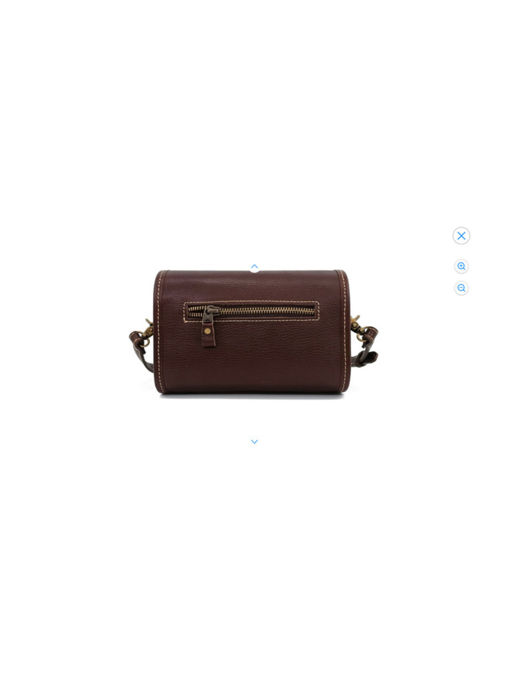 Small Saddle Bags Genuine Leather Brown Crossbody Bag Brand New - Picture 2 of 5
